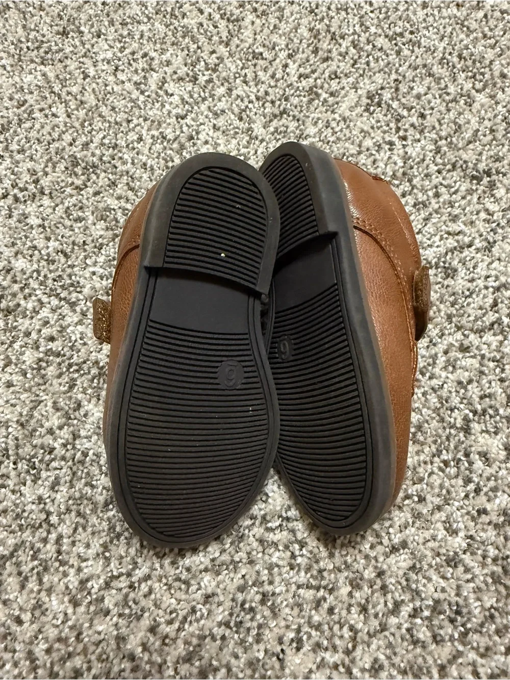 CAT & JACK Brown Boys' Dress Shoes 6